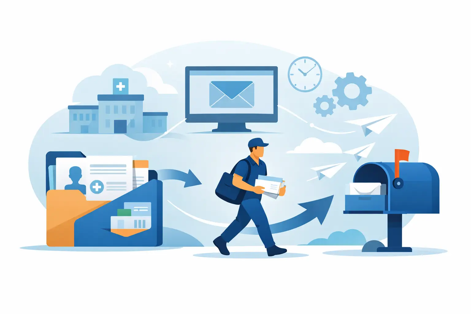 A Healthcare Record Mailing Workflow That Holds Up | Certified Mail Labels